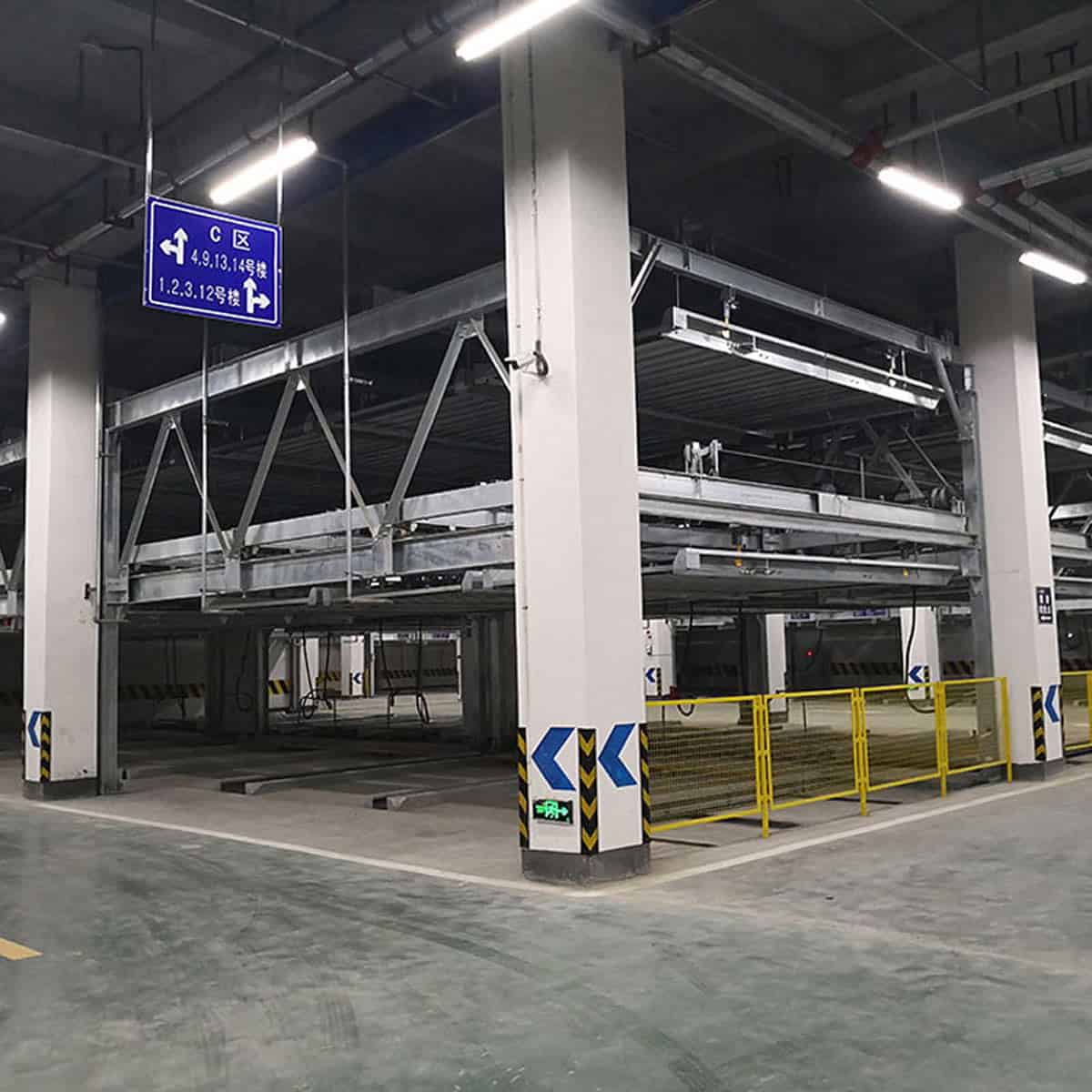 三層升降橫移機(jī)械式立體停車設(shè)備